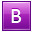 Pink B icon